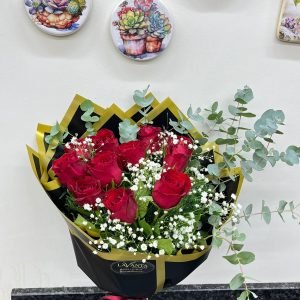 11'li Kırmızı Gül Buketi